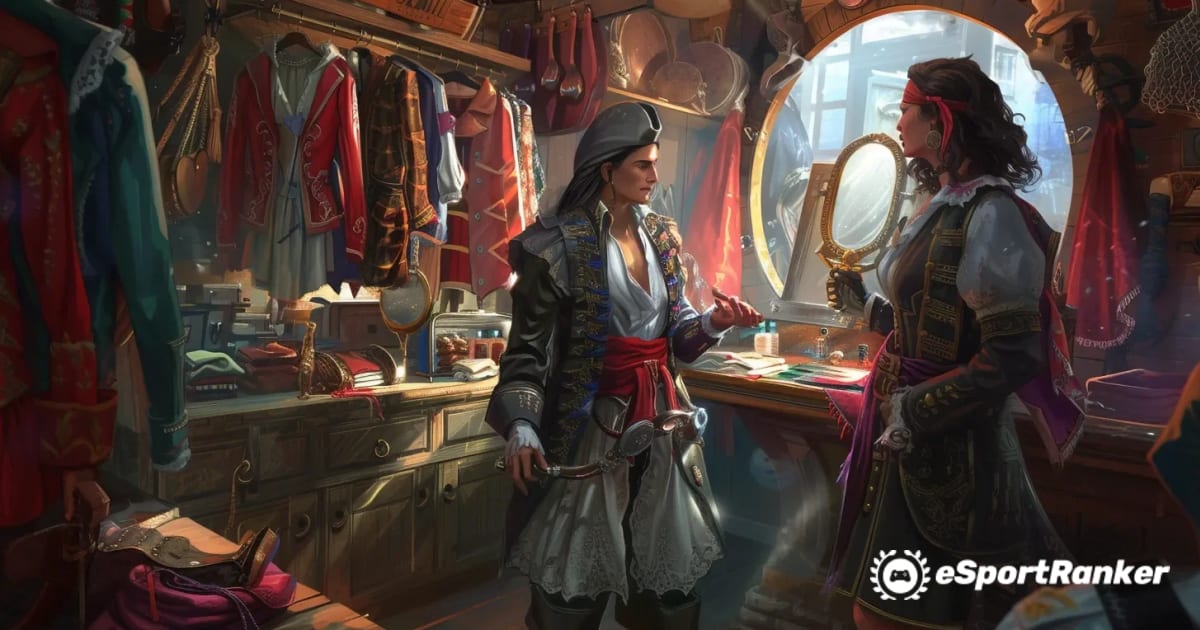 在《骷髅会》中定制你的海盗风格：更换衣服并解锁更多选项