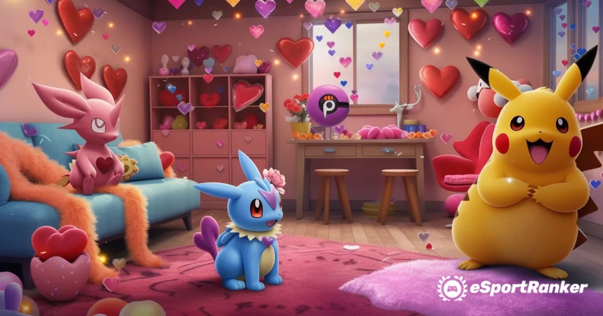 在 Pokémon Go 的爱情嘉年华中庆祝爱情和 Pokémon